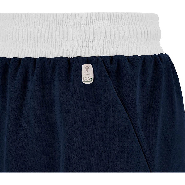 Macron Kansas Eco Basketballshort Herren - Marine / Weiß