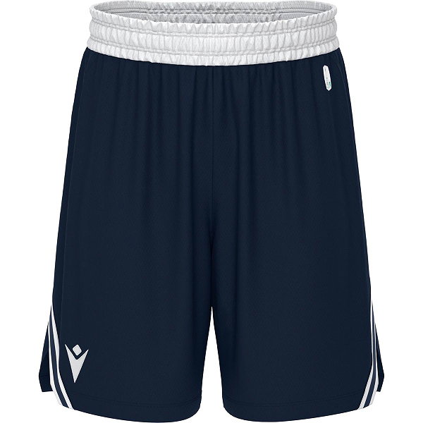 Macron Kansas Eco Basketballshort Herren - Marine / Weiß