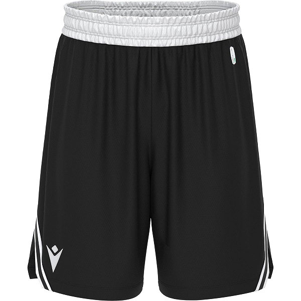 Macron Kansas Eco Short De Basketball Hommes - Noir / Blanc