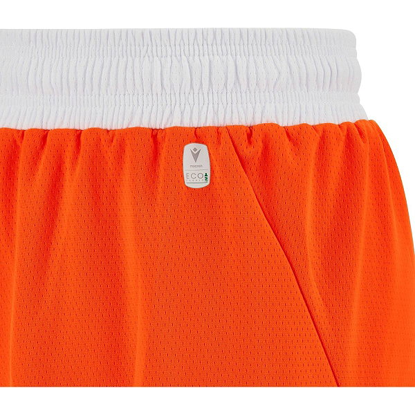 Macron Kansas Eco Basketballshort Herren - Orange / Weiß
