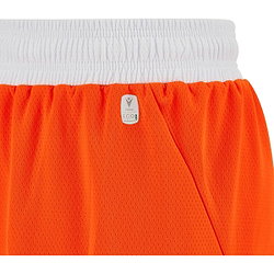 Vorschau: Macron Kansas Eco Basketballshort Herren - Orange / Weiß