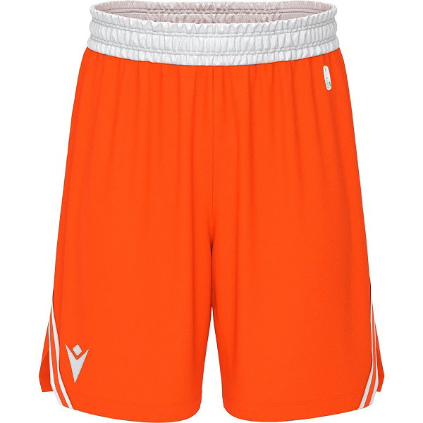 Macron Kansas Eco Basketballshort Herren - Orange / Weiß