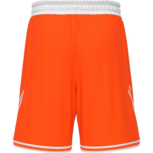Macron Kansas Eco Basketballshort Herren - Orange / Weiß