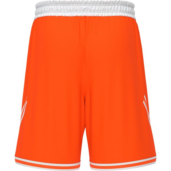 Macron Kansas Eco Short De Basketball Hommes - Orange / Blanc