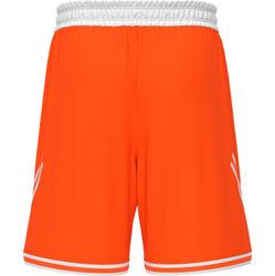 Vorschau: Macron Kansas Eco Basketballshort Herren - Orange / Weiß