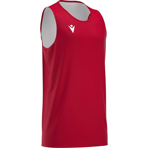 Macron X500 Maillot Réversible Hommes - Rouge / Blanc