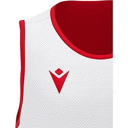 Présentation: Macron X500 Maillot Réversible Hommes - Rouge / Blanc