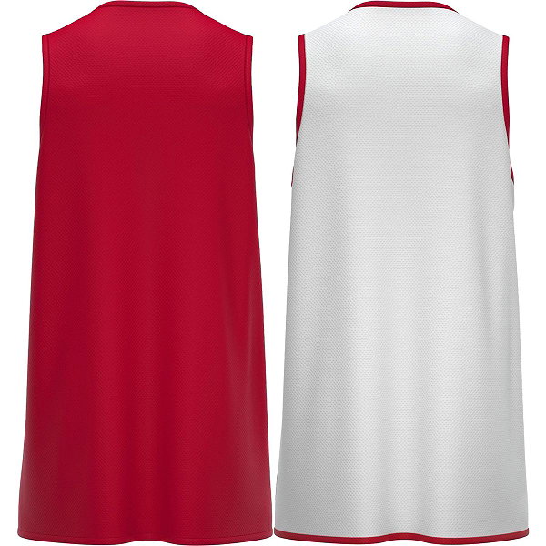 Macron X500 Maillot Réversible Hommes - Rouge / Blanc