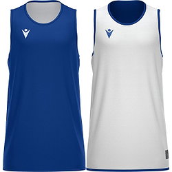 Macron X500 Maillot Réversible Hommes - Royal / Blanc
