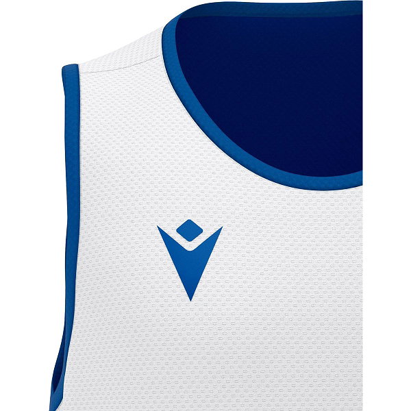 Macron X500 Maillot Réversible Hommes - Royal / Blanc