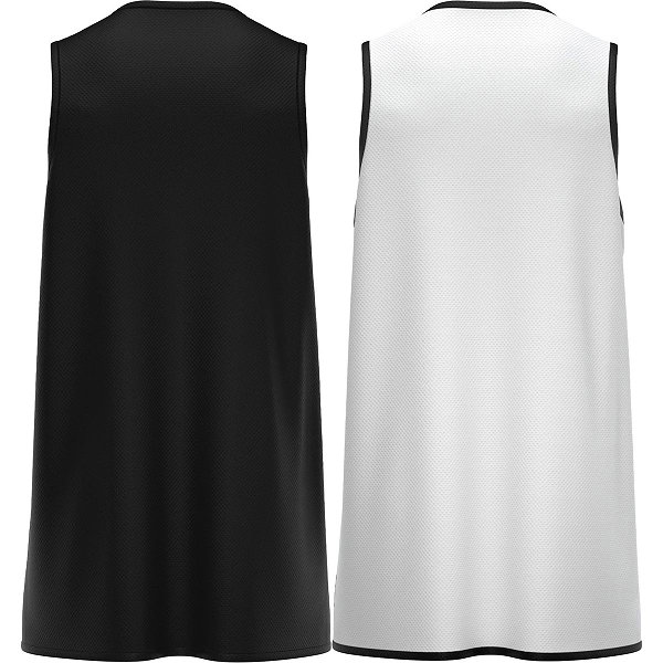 Macron X500 Maillot Réversible Hommes - Noir / Blanc