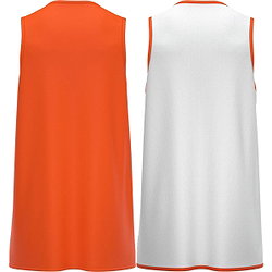 Présentation: Macron X500 Maillot Réversible Hommes - Orange / Blanc