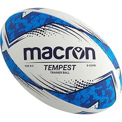 Macron Tempest (Size 4) Rugbyball - Royal