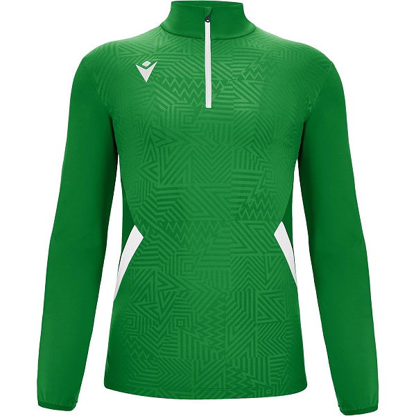 Macron Victory Fraser Ziptop Heren - Groen / Wit