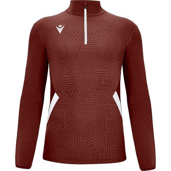 Macron Victory Fraser Ziptop Enfants - Bordeaux / Blanc