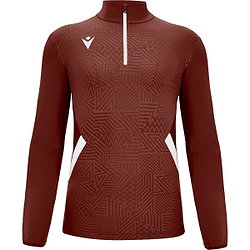 Macron Victory Fraser Ziptop Enfants - Bordeaux / Blanc