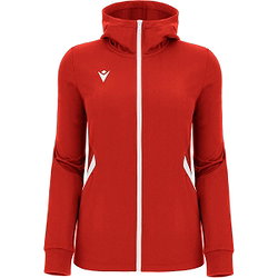 Macron Victory Bastet Sweat À Capuche Femmes - Rouge / Blanc