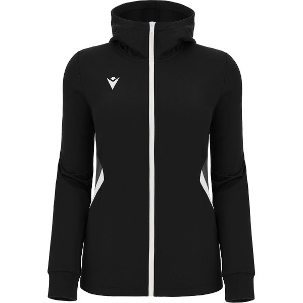 Macron Victory Bastet Sweat À Capuche Femmes - Noir / Blanc