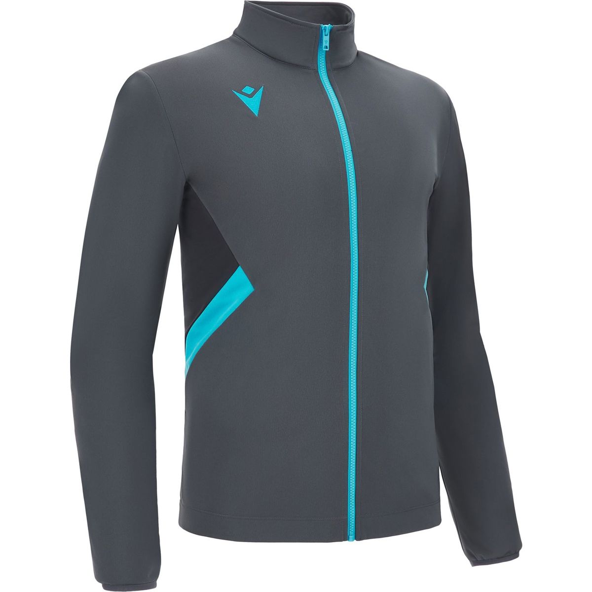 Voorvertoning: Macron Victory Raijin Trainingsvest Polyester Kinderen - Antraciet / Neon Sky