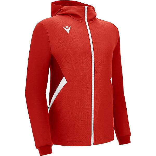 Macron Victory Tiamat Sweat À Capuche Hommes - Rouge / Blanc