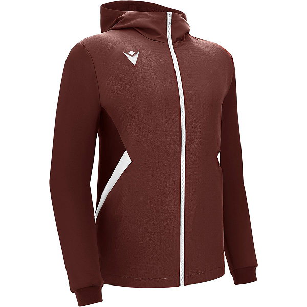 Macron Victory Tiamat Hoodie Kinder - Bordeaux / Weiß
