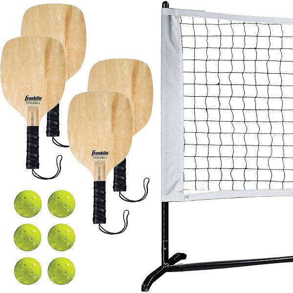 Franklin Half Court Pickleball Starter Set (4 Spelers) - Wit