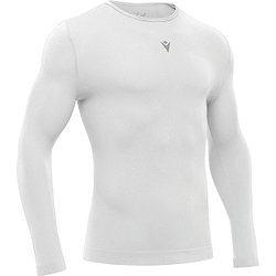 Macron Performance Maillot Manches Longues Hommes - Blanc