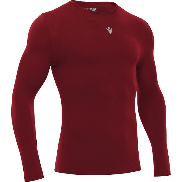 Macron Performance Maillot Manches Longues Hommes - Bordeaux