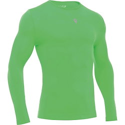 Macron Performance Maillot Manches Longues Hommes - Vert Fluo