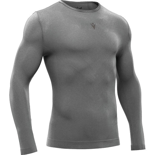 Macron Performance Maillot Manches Longues Hommes - Anthracite