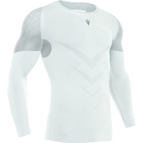 Macron Performance++ Maillot Manches Longues Hommes - Blanc