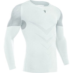 Macron Performance++ Maillot Manches Longues Hommes - Blanc