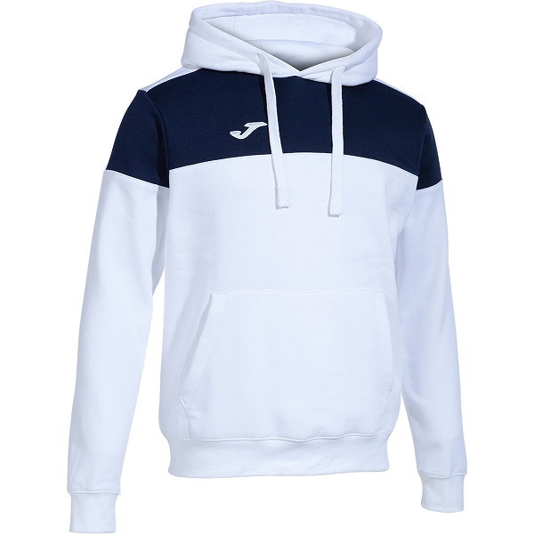 Joma Crew V Sweat-Shirt Capuche Hommes - Blanc / Marine