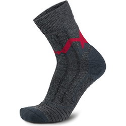 Meindl Mt3.5 Trekking Merino Light Chaussettes De Randonnée Femmes - Anthracite / Rouge