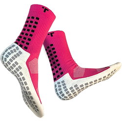 Trusox Mid-Calf Cushion Crew 3.0 Gripsokken - Roze / Zwart