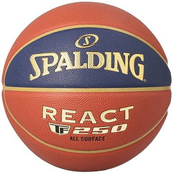 Spalding Lnb 22 React Tf-250 Composiet Indoor/Outdoor (Size 7) Basketbal Heren - Oranje / Marine