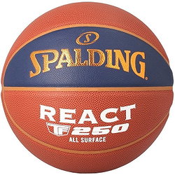 Spalding Lnb 22 React Tf-250 Composiet Indoor/Outdoor (Size 6) Basketball Femmes - Orange / Marine