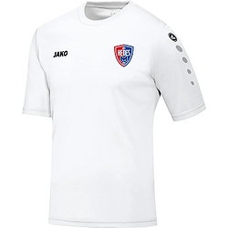 Jako Team Shirt Korte Mouw Heren - Wit