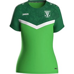 Jako Iconic T-Shirt Dames - Zachtgroen / Sportgroen