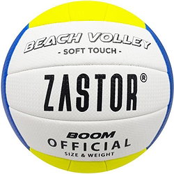 Zastor Boom Bv1500 Beachvolleyball - Blanc / Royal / Jaune Fluo
