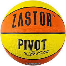 Zastor Pivot (Size 5) Basketbal - Oranje / Geel