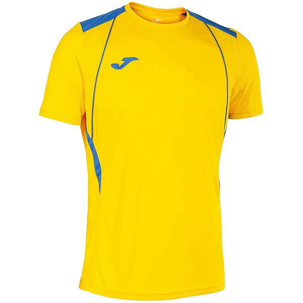 Joma Championship VII Maillot À Manches Courtes Enfants - Jaune / Royal