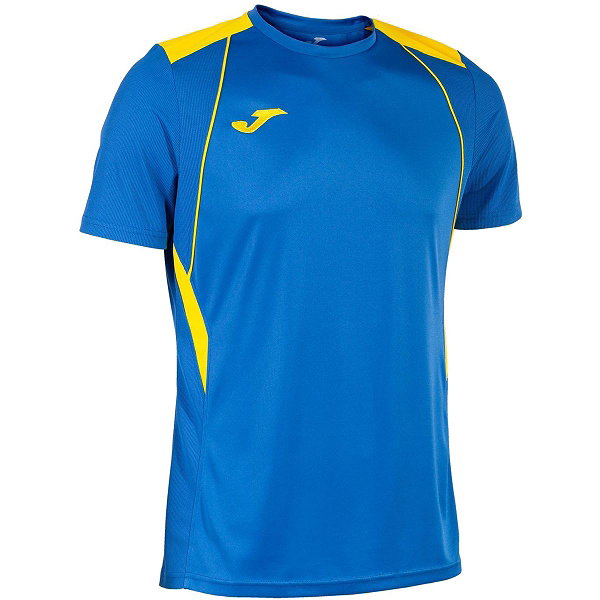Joma Championship VII Maillot À Manches Courtes Enfants - Royal / Jaune