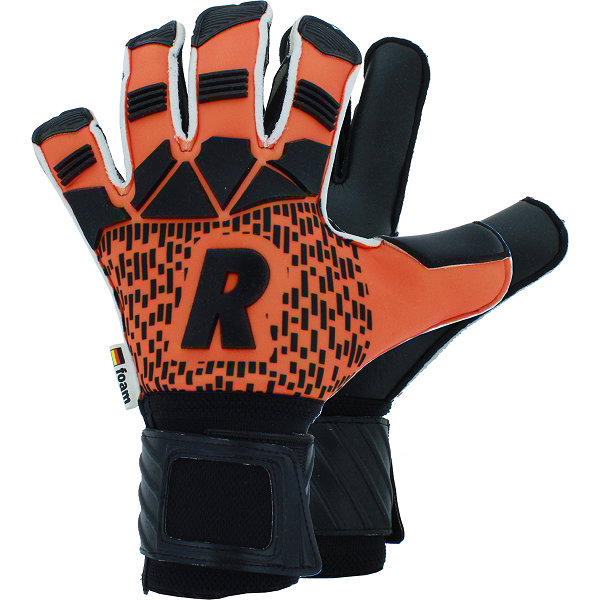 Real Mega Torwarthandschuhe - Orange / Schwarz