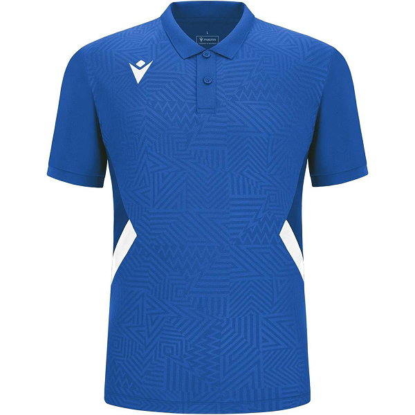 Macron Victory Rap Polo Heren - Royal / Wit