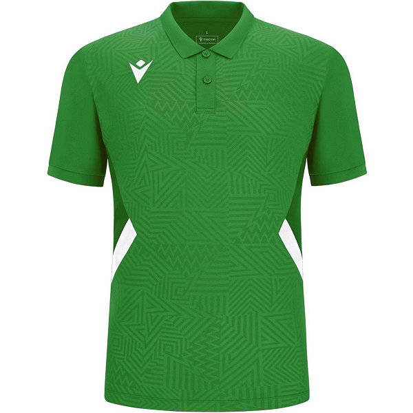 Macron Victory Rap Polo Enfants - Vert / Blanc