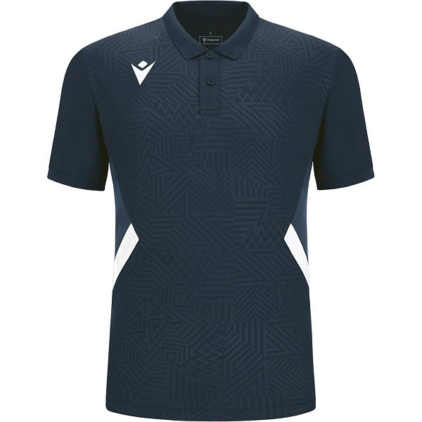 Macron Victory Rap Polo Enfants - Marine / Blanc