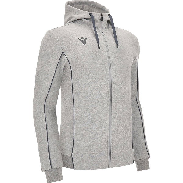 Macron Stage Eco Veste D'entraînement Zippée Hommes - Gris Mélange / Anthracite