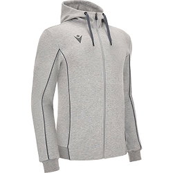 Macron Stage Eco Veste D'entraînement Zippée Hommes - Gris Mélange / Anthracite