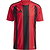 Adidas Striped 24 Maillot Manches Courtes Hommes - Rouge / Noir